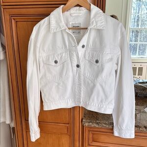 Women's White Denim Jacket